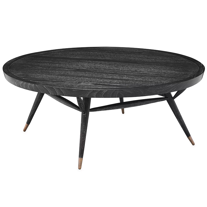 Кофейный стол Eichholtz Coffee Table Phoenix Черный Латунь в Самаре | Loft Concept 