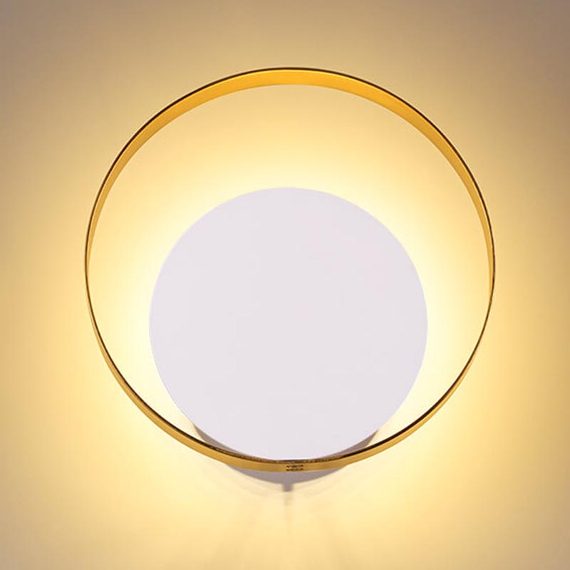 Бра Globo Ocular Sconce Circle White Золотой Белый в Самаре | Loft Concept 