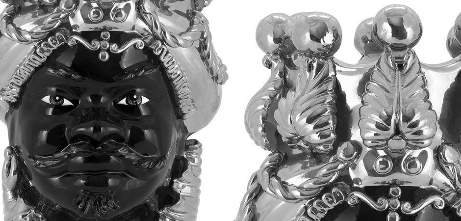 Ваза VASE MORO MAN BIG DREAMS silver - Loft-Concept в Самаре