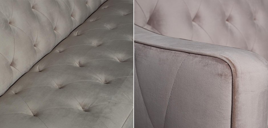 Диван Abbyson Emily Tufted Sofa Gray Диван Abbyson Emily Tufted Sofa Gray - Loft-Concept в Самаре