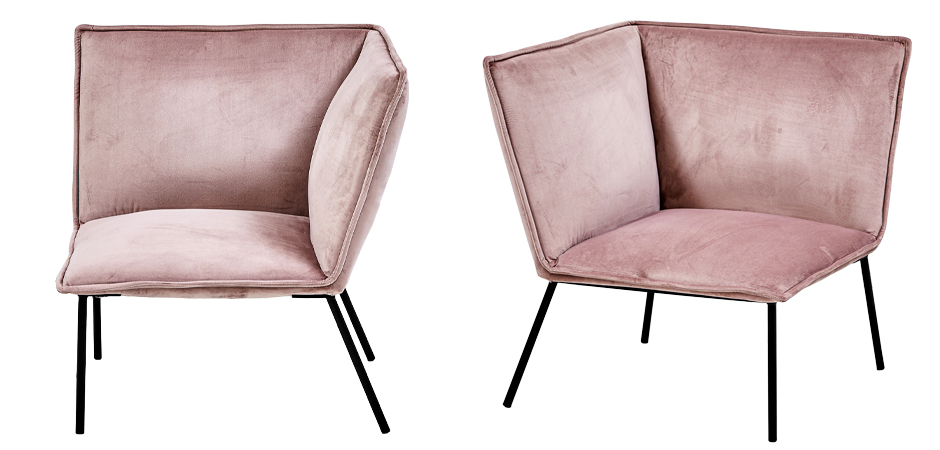 Кресло Corner Armchair pink Кресло Corner Armchair pink - Loft-Concept в Самаре