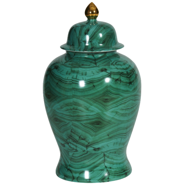 Ваза с крышкой Malachite Vase Малахит в Самаре | Loft Concept 