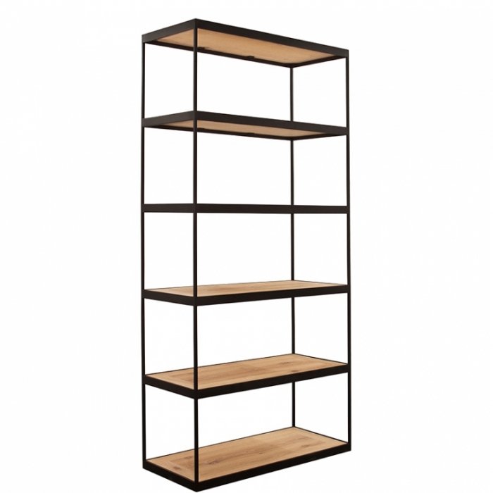 Стеллаж Industrial Oak Shelving Unit  в Самаре | Loft Concept 