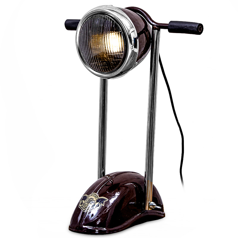 Настольная лампа Moto Loft Table lamp Бургундский красный в Самаре | Loft Concept 