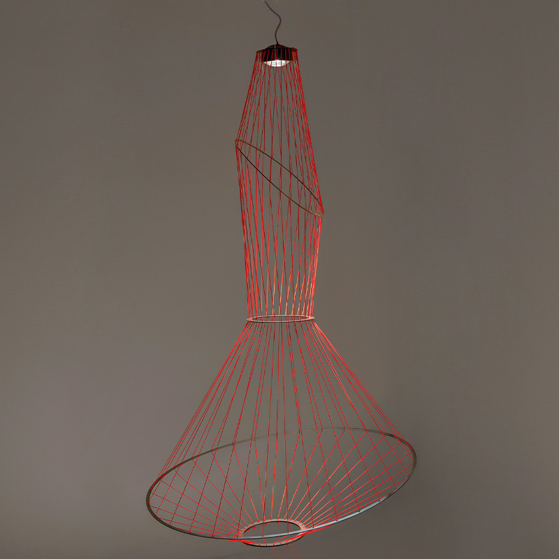 Люстра Light Threads Object Lighting Красный Черный в Самаре | Loft Concept 