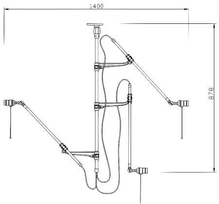 Потолочный светильник Steampunk Extension Pole в Самаре