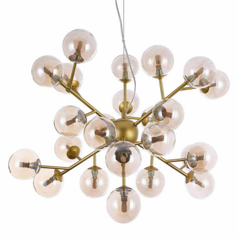 Люстра Berries Chandelier Amber 65 матовое золото Янтарь (Amber) в Самаре | Loft Concept 