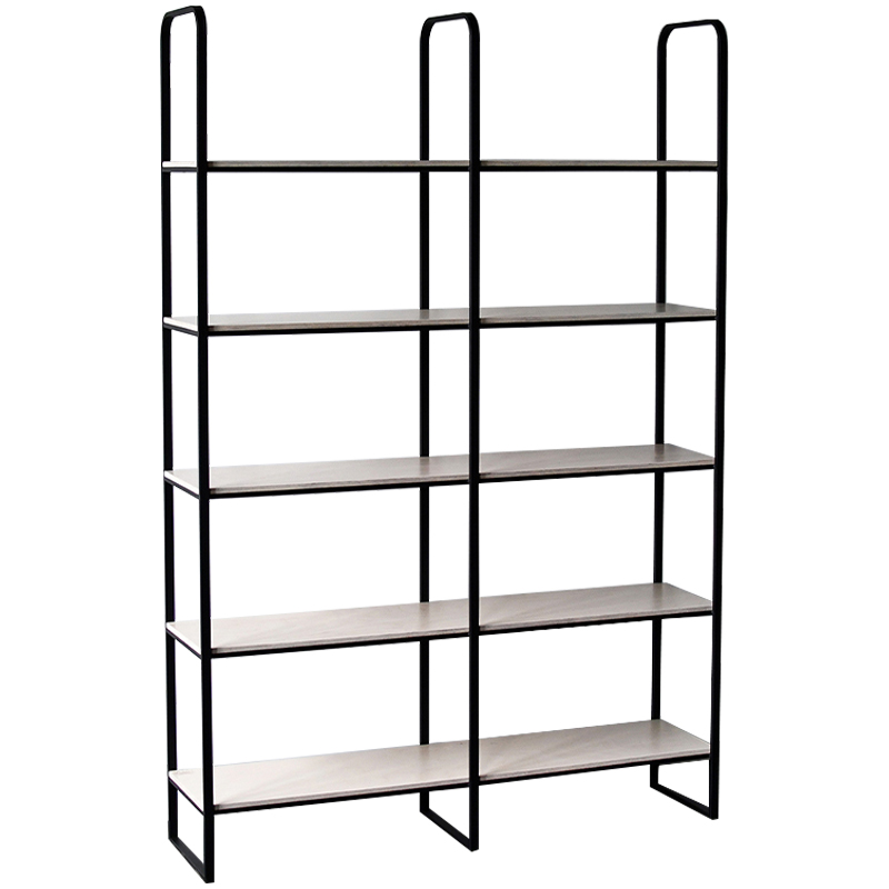 Стеллаж Barnett Industrial Metal Rust Rack Древесина Черный в Самаре | Loft Concept 