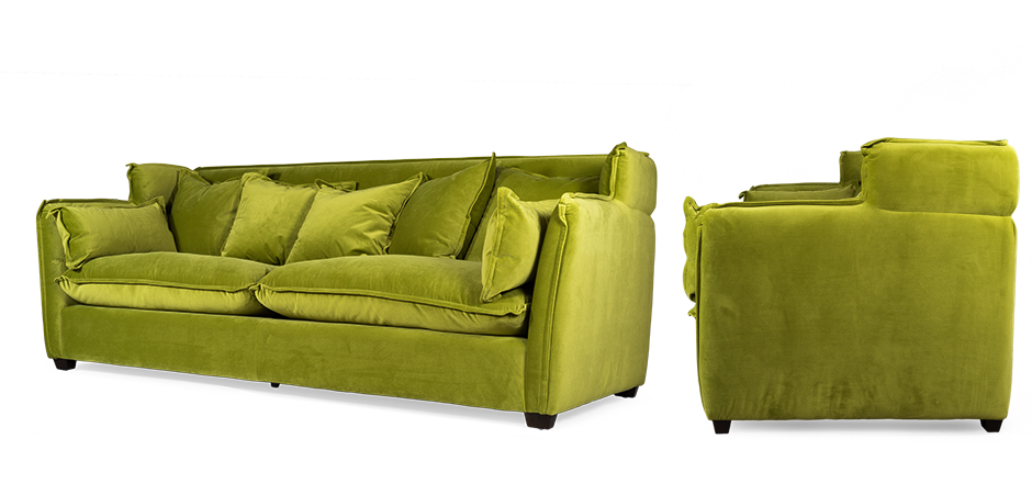 Диван Velwish green Диван Velwish green - Loft-Concept в Самаре