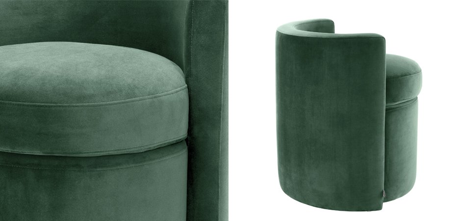 Кресло Eichholtz Stool Arcadia dark green Кресло Eichholtz Stool Arcadia dark green - Loft-Concept в Самаре