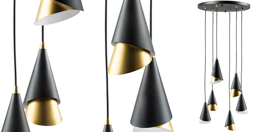 Люстра Lucio Black and Gold 6 Люстра Lucio Black and Gold 6 - Loft-Concept в Самаре