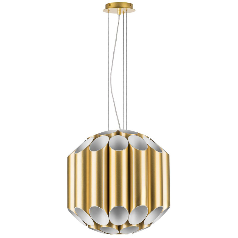 Люстра Garbi Gold Pipe Organ Chandelier 44 Золотой Белый в Самаре | Loft Concept 