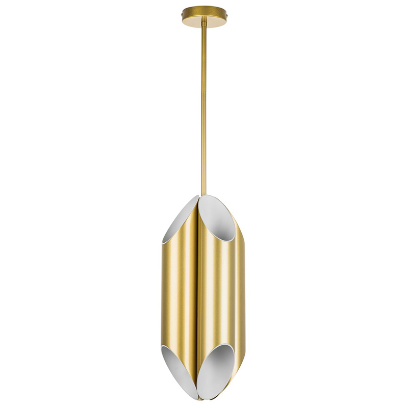 Подвесной светильник Garbi Gold Pipe Organ Hanging Lamp Золотой Белый в Самаре | Loft Concept 