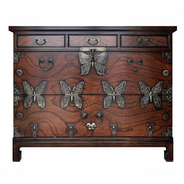 Китайский комод Chinoiserie chest of drawers Butterfly  в Самаре | Loft Concept 