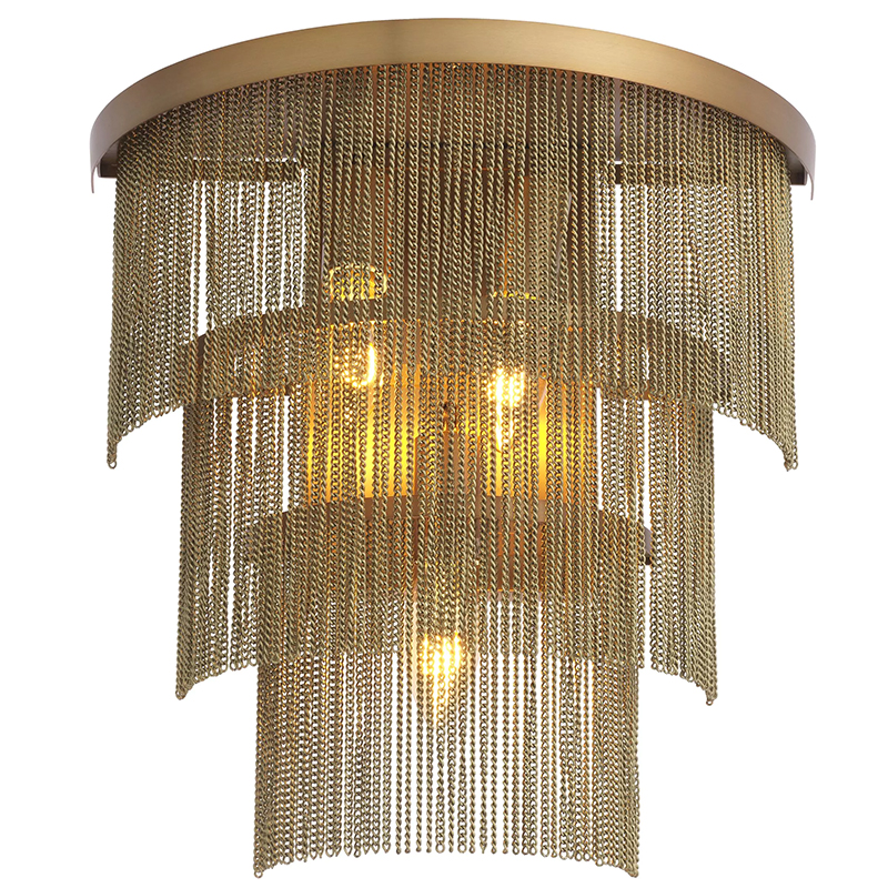 Бра Eichholtz Wall Lamp Tissot Brass Латунь в Самаре | Loft Concept 