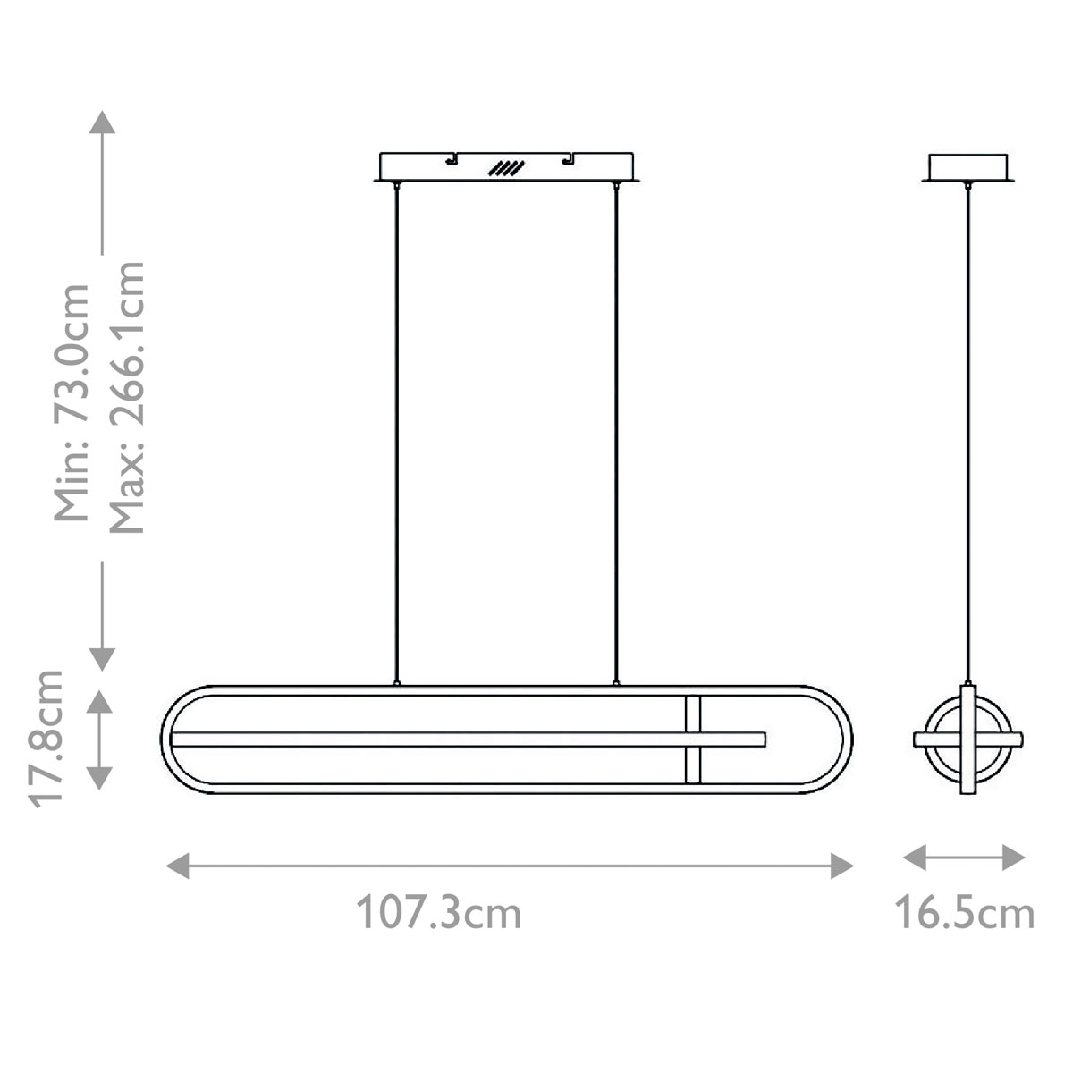 Подвесной светильник с вытянутой овальной формой Eurofase в Самаре