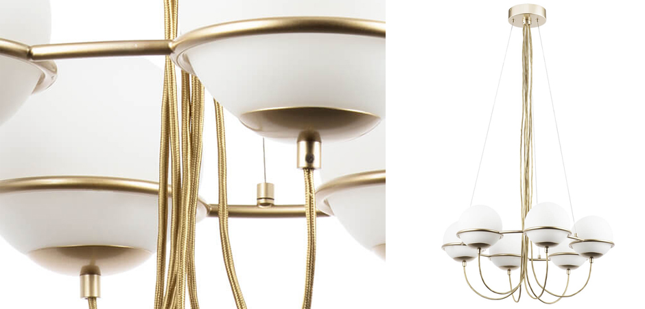 Люстра Melissa Chandelier Champagne 6 Люстра Melissa Chandelier Champagne 6 - Loft-Concept в Самаре