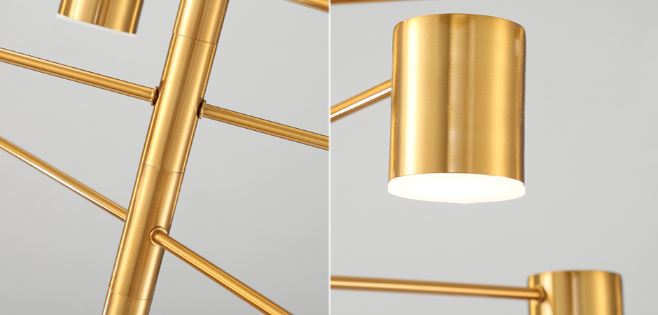 Светильник LED Lighting Gold 8 lampholders Светильник LED Lighting Gold 8 lampholders - Loft-Concept в Самаре
