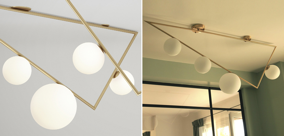 Потолочный светильник Atelier Areti Girlande Ceiling Triangle - Loft-Concept в Самаре