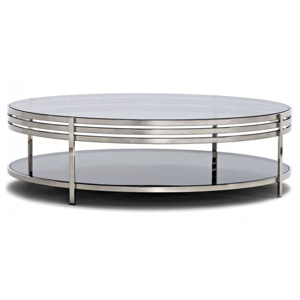 Столик Ula Round coffee table ULA002 Нержавеющая сталь в Самаре | Loft Concept 