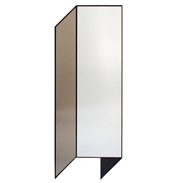 Зеркало Bower Fold Floor Shape Mirror Прозрачный Черный Серый в Самаре | Loft Concept 