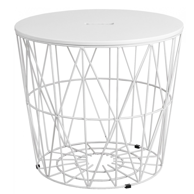 Приставной стол Cambria Side Table white Белый в Самаре | Loft Concept 