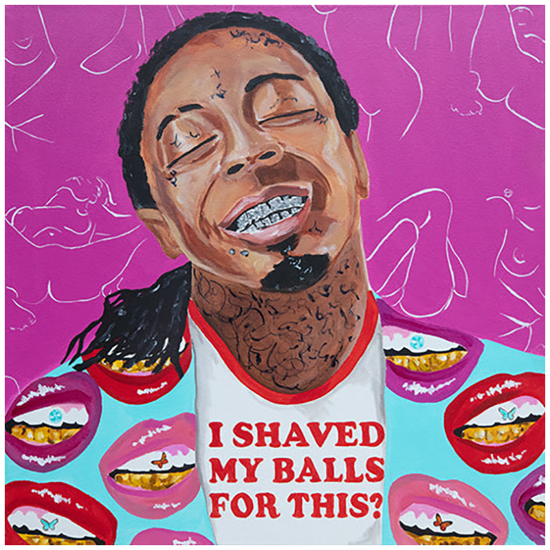 Картина Lil Wayne "I Shaved My Balls for This?" Мульти в Самаре | Loft Concept 