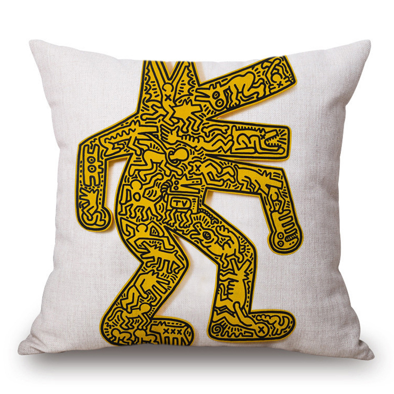 Подушка Keith Haring 14 Мульти в Самаре | Loft Concept 