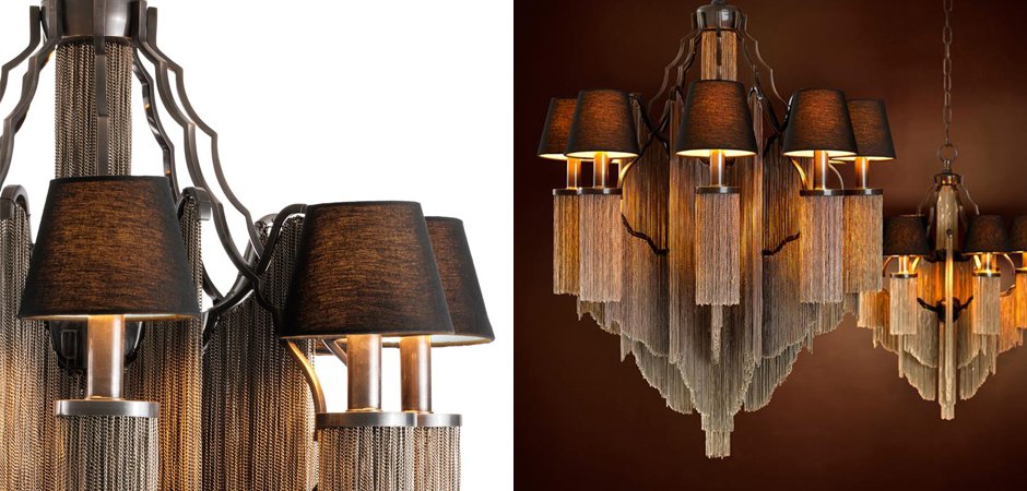 Люстра Eichholtz Chandelier Fringe L - Loft-Concept в Самаре