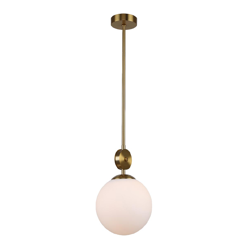 Подвесной светильник Kyran Bronze Hanging Lamp Бронза Белый в Самаре | Loft Concept 