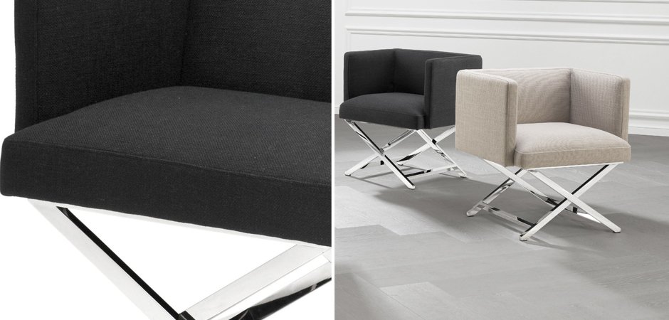 Кресло Eichholtz Chair Dawson Black Кресло Eichholtz Chair Dawson Black - Loft-Concept в Самаре