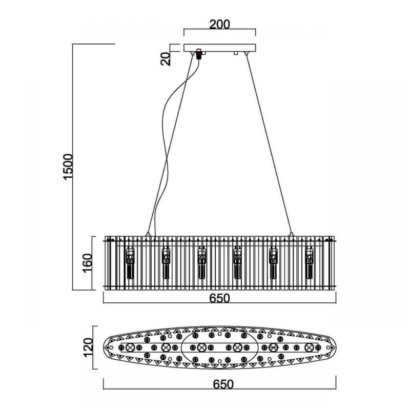 Люстра Board Chandelier в Самаре