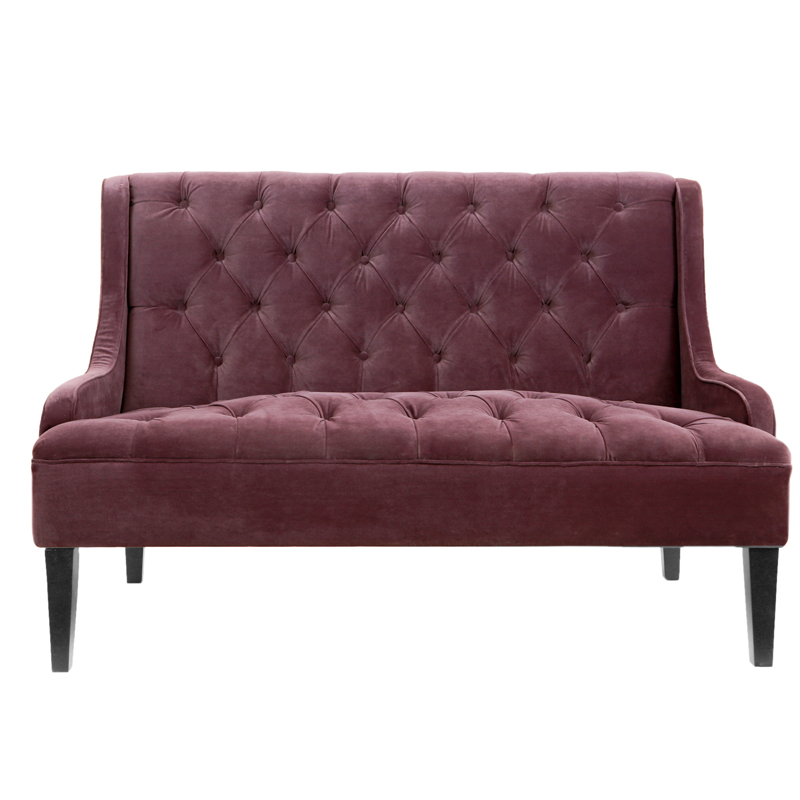 Диван Folket Sofa velour Бургундский красный в Самаре | Loft Concept 