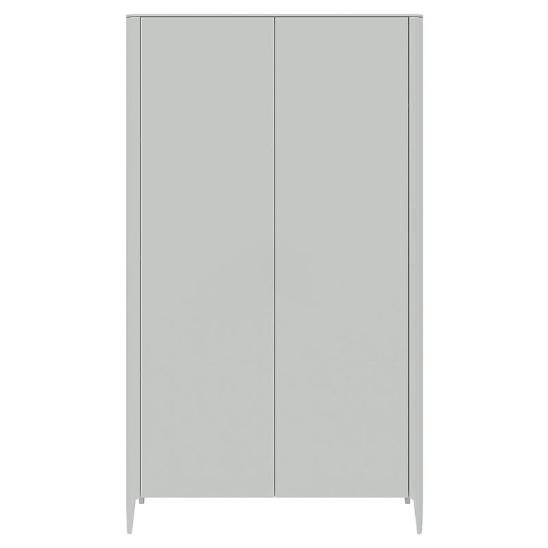 Шкаф двухстворчатый светло-серый Type Светло-серый в Самаре | Loft Concept 