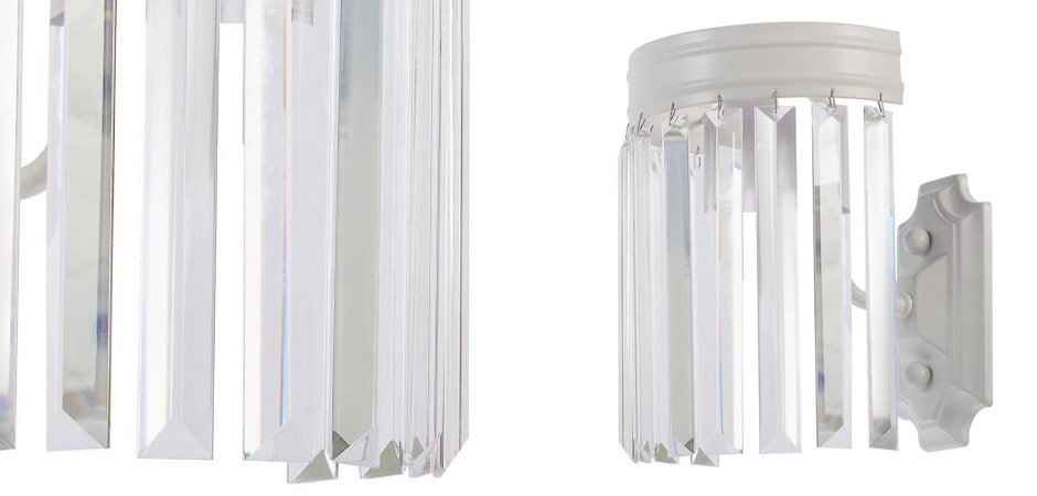 Настенная лампа RH Odeon Clear Glass White Bra Настенная лампа RH Odeon Clear Glass White Bra - Loft-Concept в Самаре