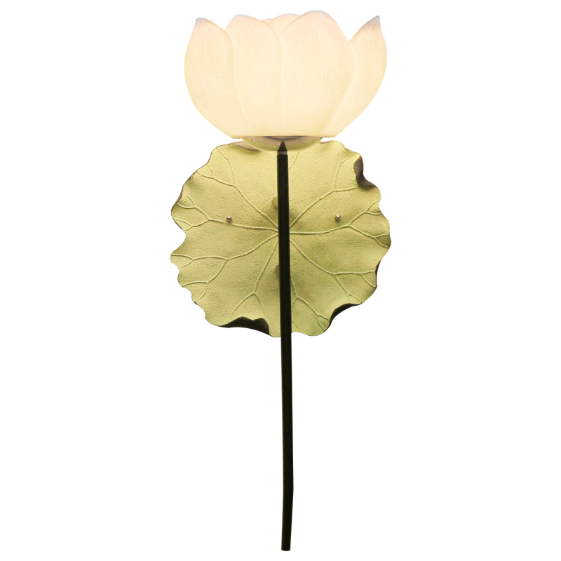 Бра White Lotus Flower Sconce Белый Зеленый шалфей в Самаре | Loft Concept 