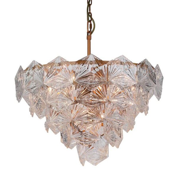 Люстра CHANDELIER ERMITAGE Gold Бронза Прозрачное Стекло Люстра CHANDELIER ERMITAGE Gold Бронза Прозрачное Стекло в Самаре | Loft Concept