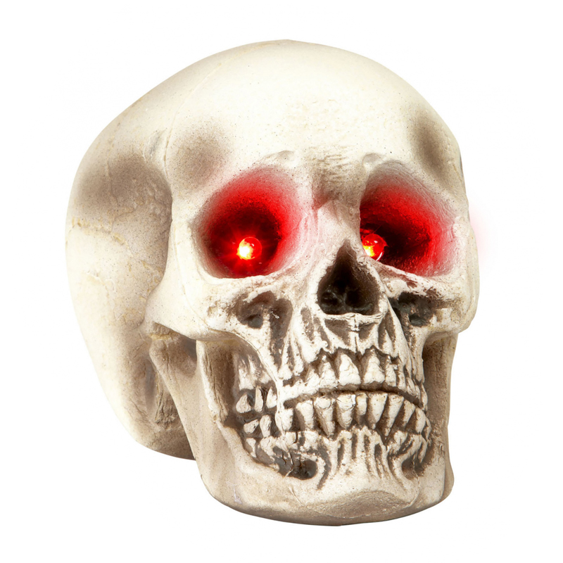 Аксессуар HALLOWEEN Skull Red Eyes Серый в Самаре | Loft Concept 