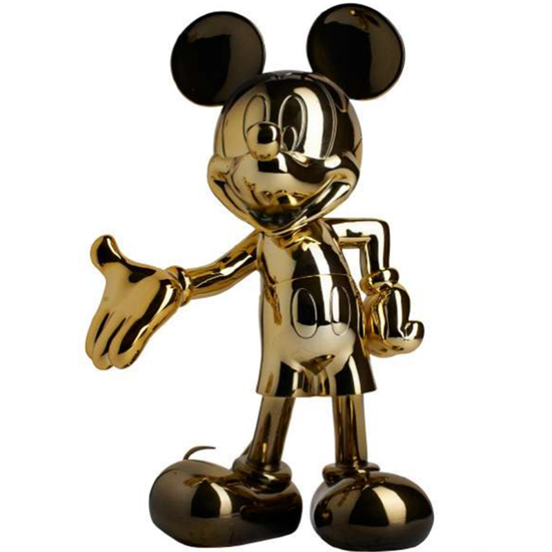 Статуэтка Mickey Mouse statuette gold Глянцевое золото Черный в Самаре | Loft Concept 