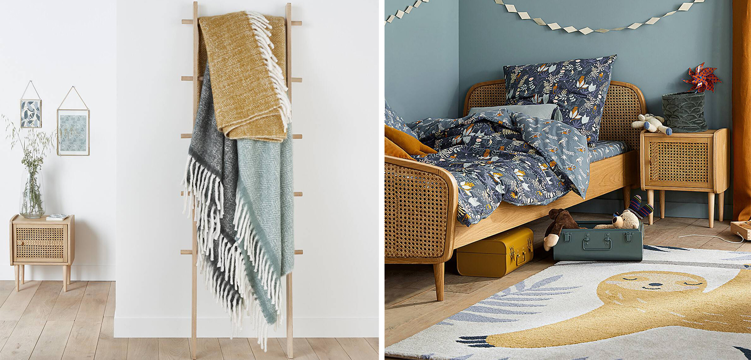 Тумба с дверцой из плетеного ротанга Aelius Rattan Wicker Curbstone - фото №1