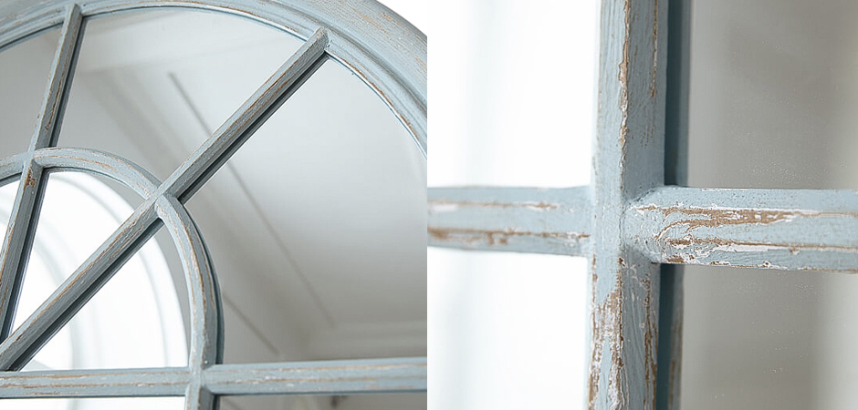 Зеркало Window Blue Patina Mirror Зеркало Window Blue Patina Mirror - Loft-Concept в Самаре