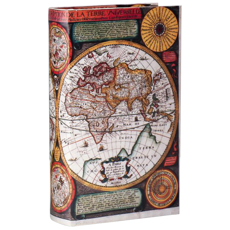 Шкатулка-книга Map of The World Book Box Мульти в Самаре | Loft Concept 