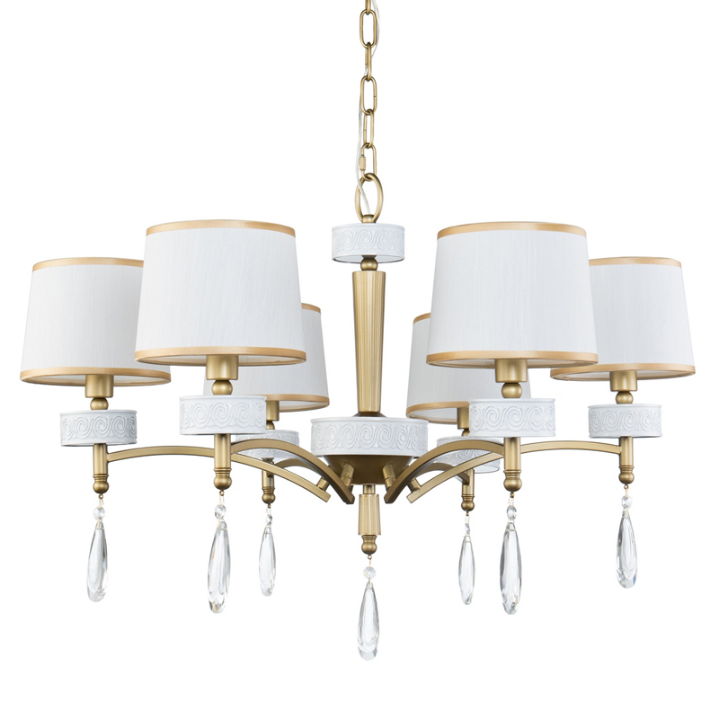 Люстра Dayodore Chandelier 73 Золотой Белый Прозрачный в Самаре | Loft Concept 