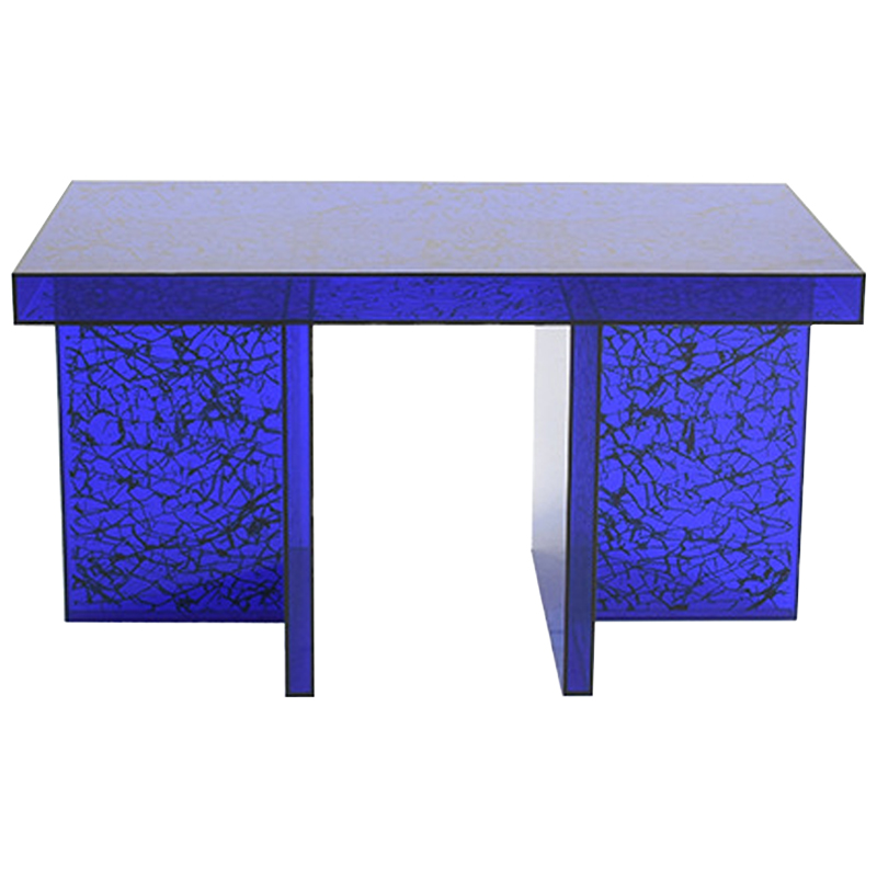 Кофейный стол Acrylic Blue Gerald Coffee Table Синий Черный в Самаре | Loft Concept 