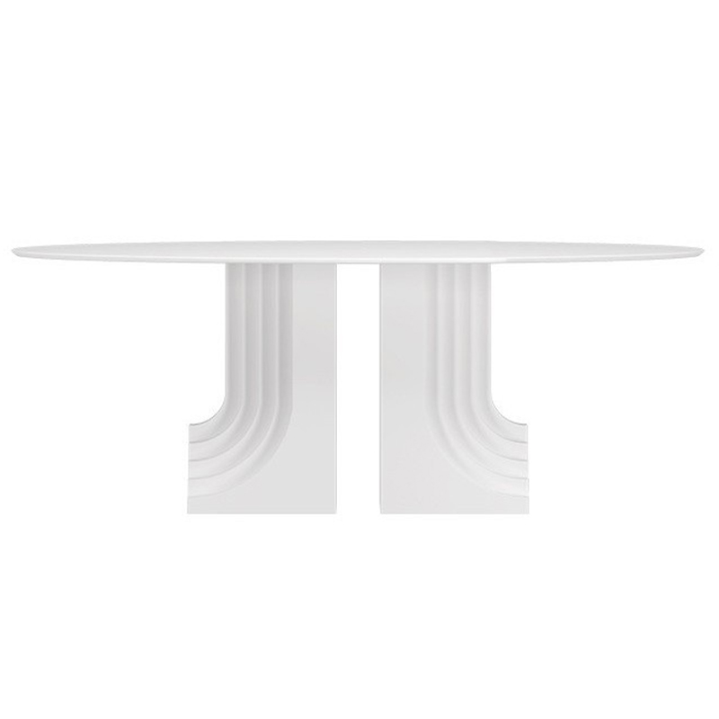 Обеденный стол Carlo Scarpa Oval Dining Table Белый в Самаре | Loft Concept 