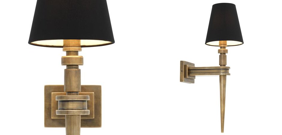 Бра Wall Lamp Waterloo Single Brass Бра Wall Lamp Waterloo Single Brass - Loft-Concept в Самаре