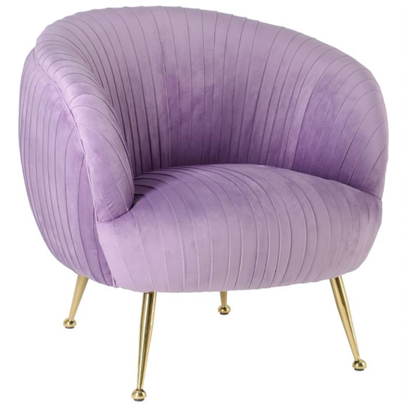 Кресло SOUFFLE CHAIR lilac Сиреневый матовое золото в Самаре | Loft Concept 