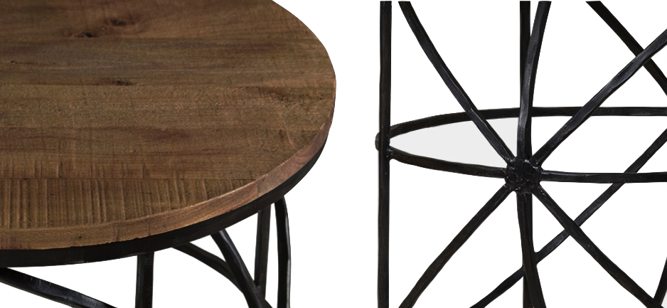 Журнальный стол Industrial Rust Round Sphero Table Журнальный стол Industrial Rust Round Sphero Table - Loft-Concept в Самаре