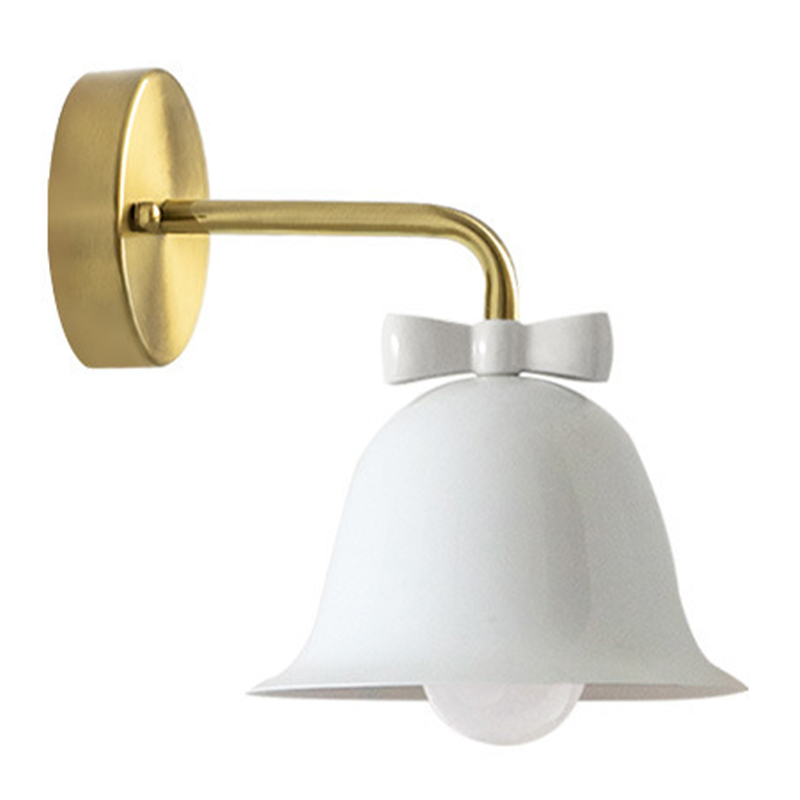 Бра Колокольчик Bell with Bow White Wall Lamp Белый Белый Красный Морская синь Золотой в Самаре | Loft Concept 