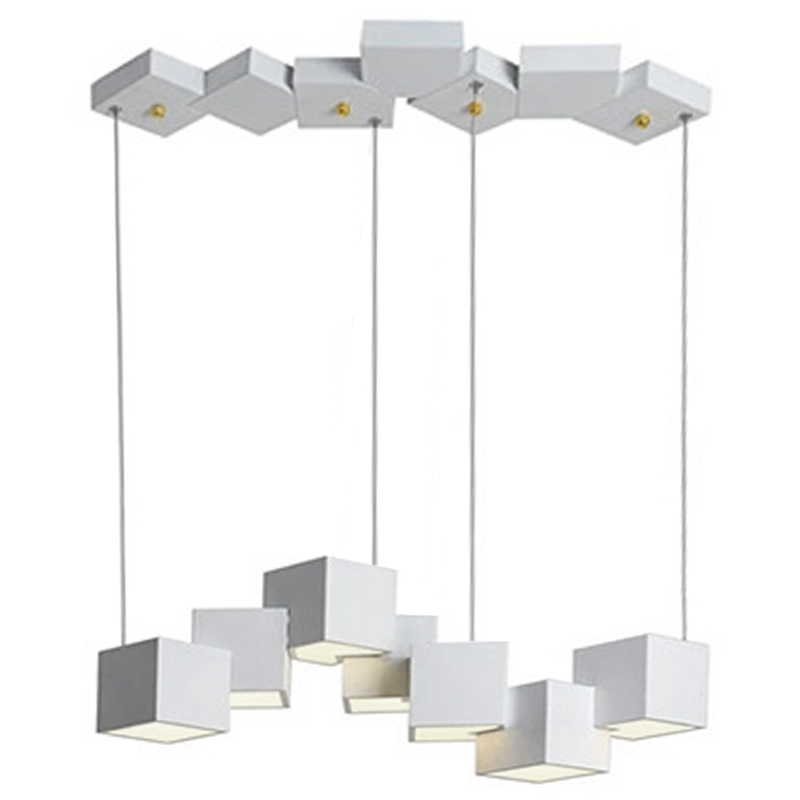 Дизайнерский светодиодный светильник Белый Eight Squares Lamp Белый в Самаре | Loft Concept 